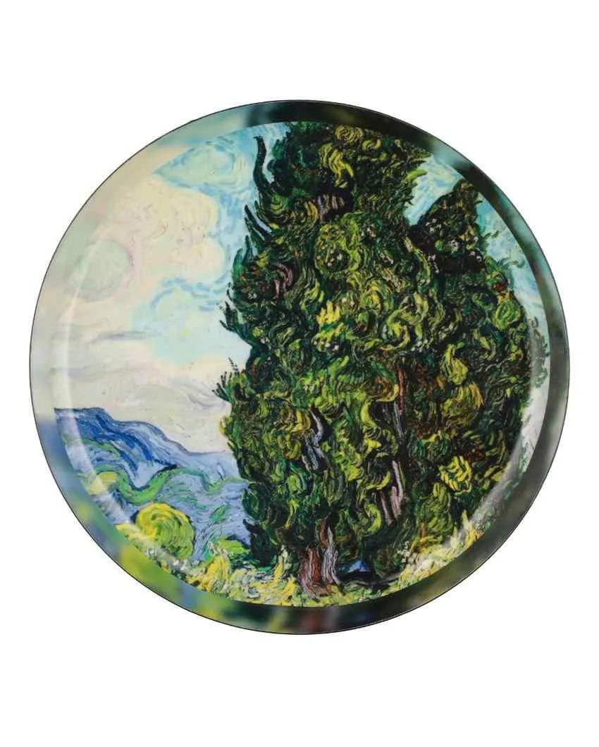 Peerless Vincent Van Gogh Wall Art Metal Plate| Dia 10 Inches