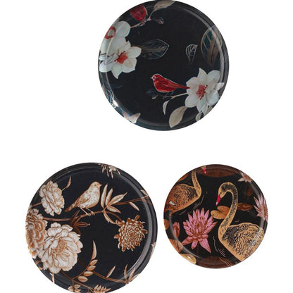 Beautiful Multicolor Shade Oriental Charm Wall Plate | Pack of 3