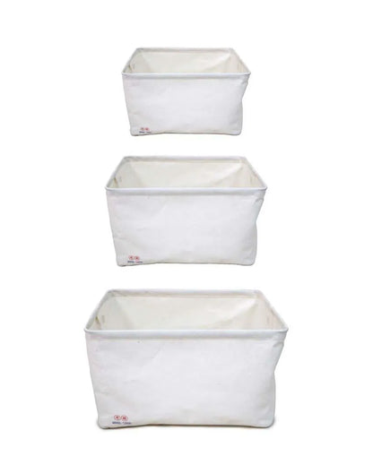 Terrycloth Storege Baskets | Set Of 3