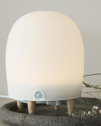 Modern Beige Silicon Table Lamp | 5 x 7 inches