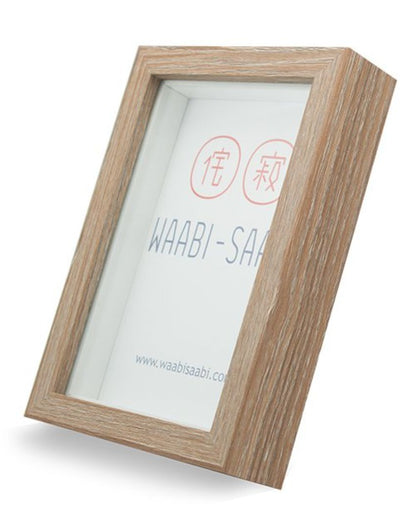 Classy Natural Wooden Photo Frame 8 Inches