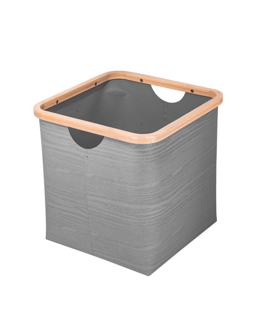 Beautiful Square Polypropylene Plastic Storage Basket 12 Inches