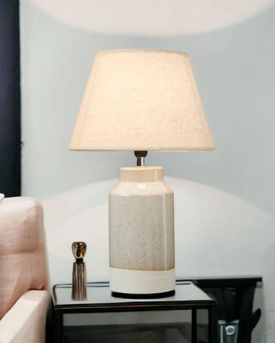 Porcelain Table Lamp With Shade