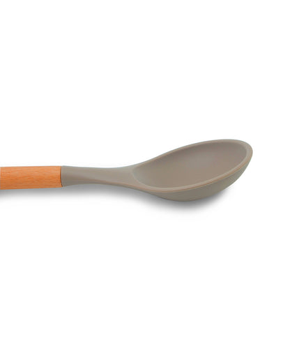 Smart Grip Silicon Brown Serving Spoon | 3 x 13 inches