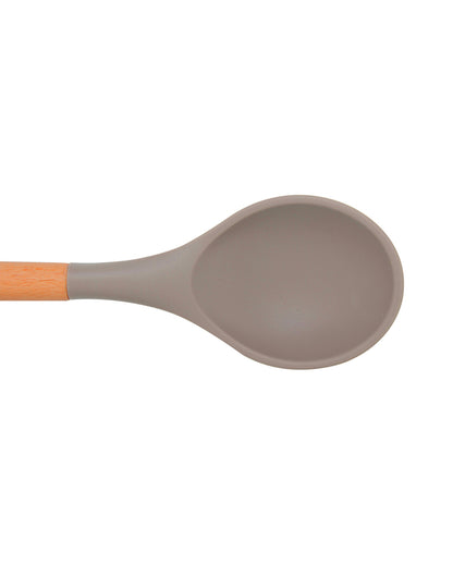 Smart Grip Silicon Brown Serving Spoon | 3 x 13 inches