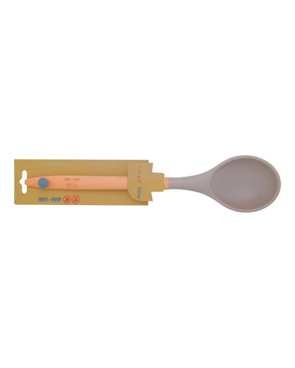 Smart Grip Silicon Brown Serving Spoon | 3 x 13 inches