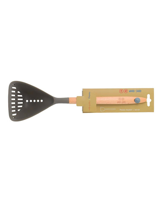 Silicon Masher With Wooden Handle