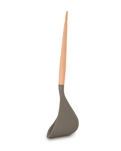 Silicon Masher With Wooden Handle