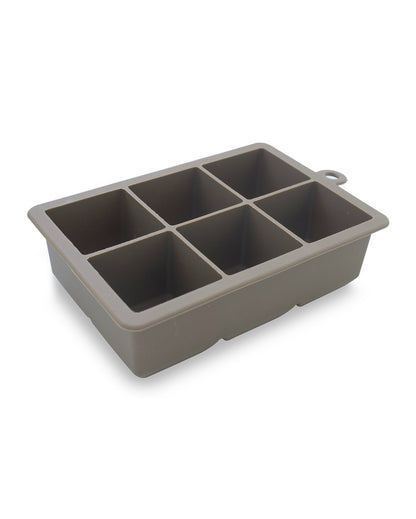 Perfection Brown Silicon Square Ice Tray | 6 x 4 x 2 inches