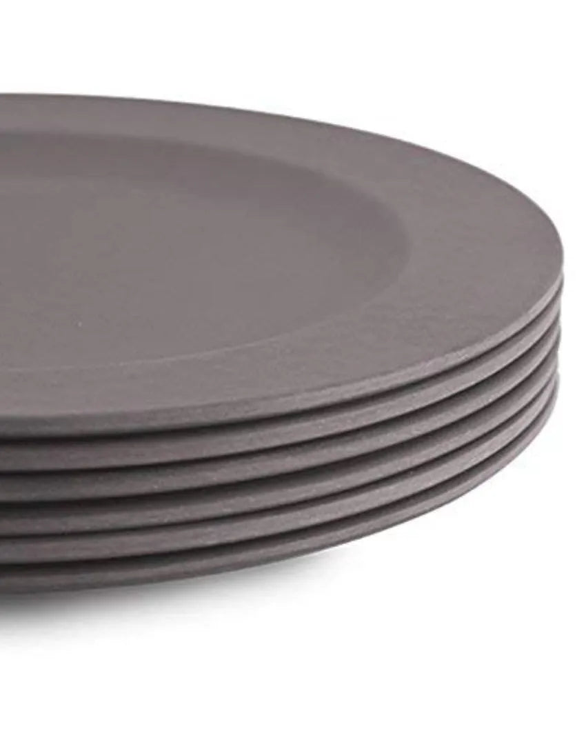 Bamboo Fiber Dinner Plates | Set Of 6 | 8 Inches