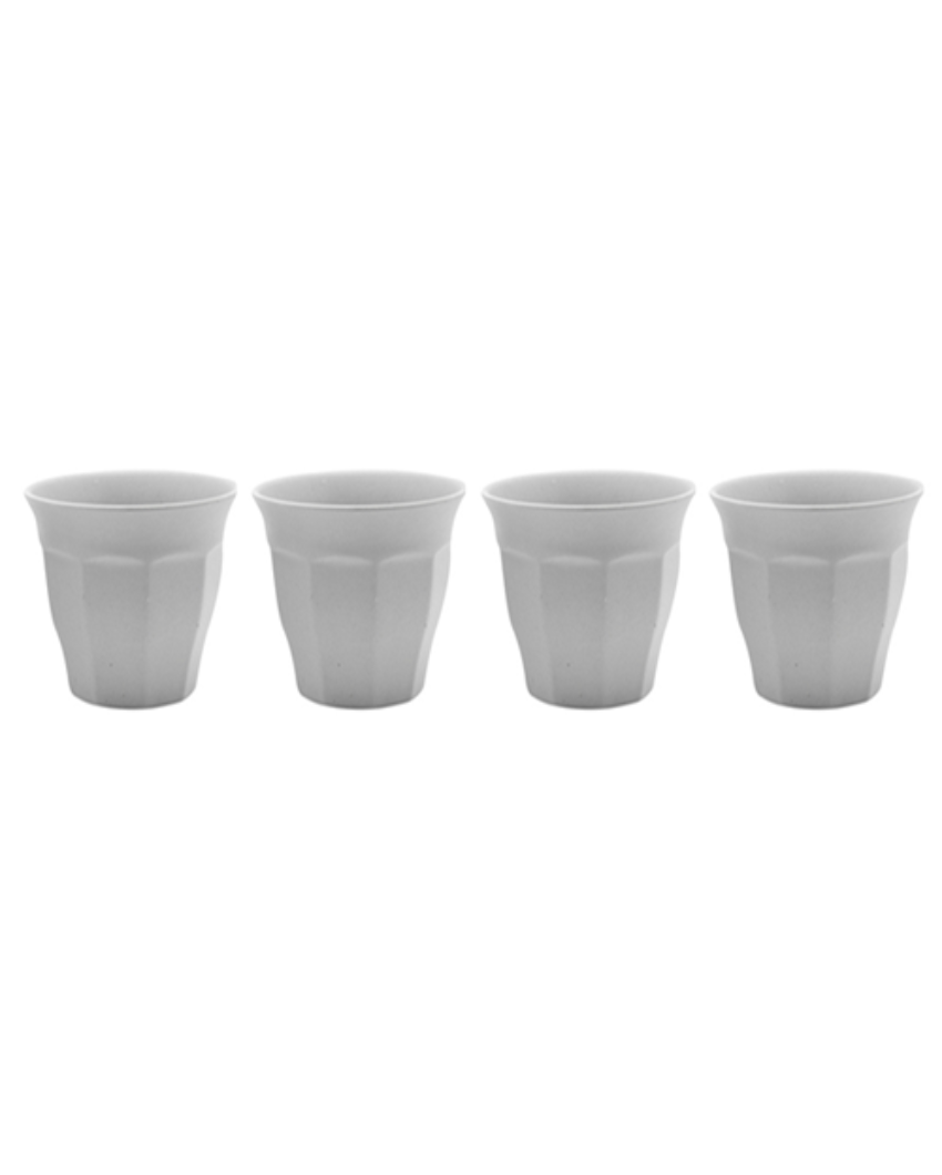 Biodegradable Bamboo Fiber Glass | Set Of 4 | 250 ML Grey