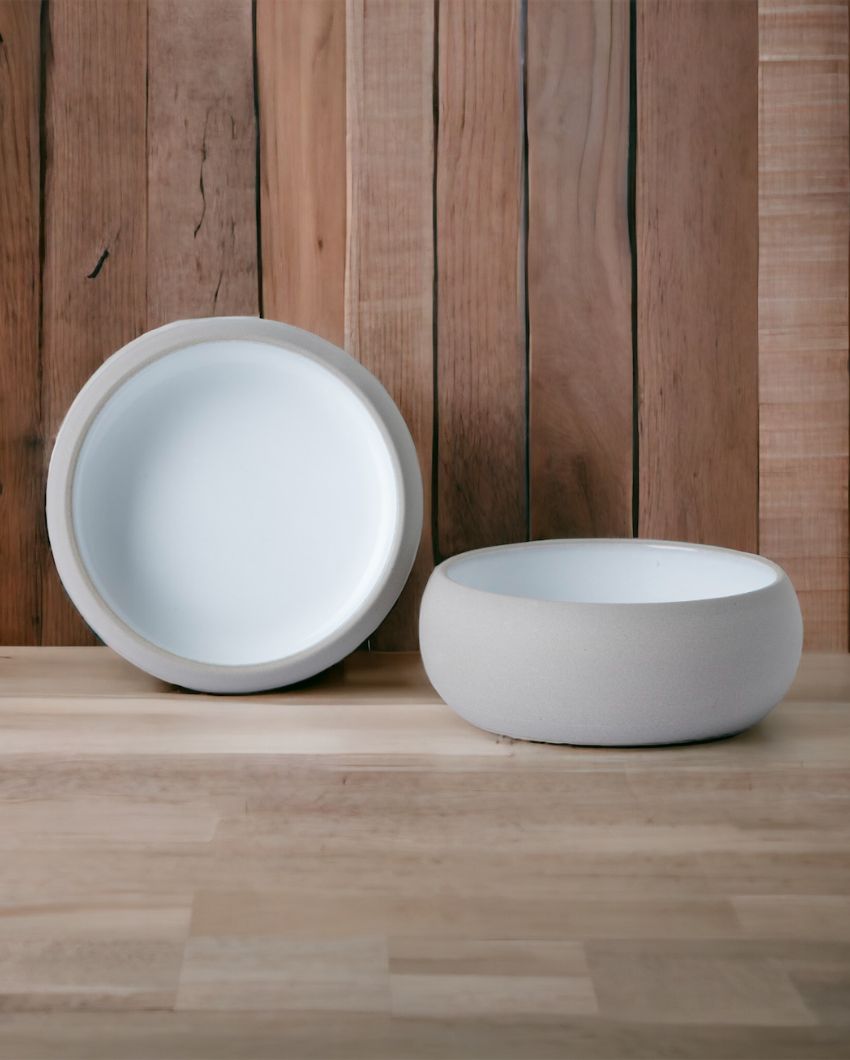 Aesthetic Design Ceramic Bowls | Set Of 2