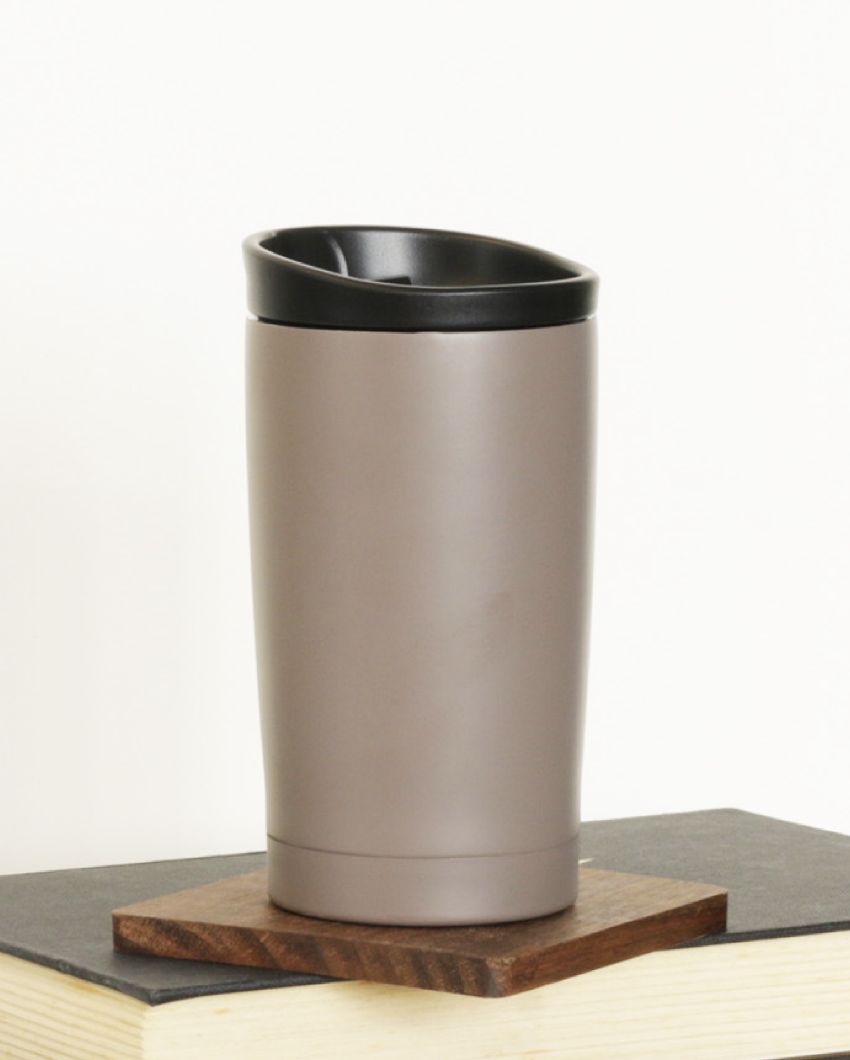 Vaccum Insulated Stainless Steel Coffee Mug | 350 ML Beige