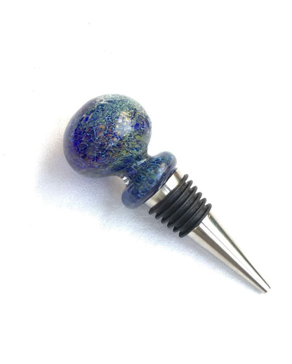 Coral Glass Wine Stopper