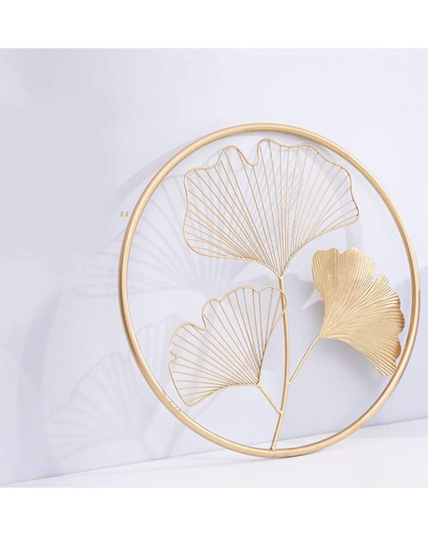 Golden Harmony Round Wall Art | Set of 3