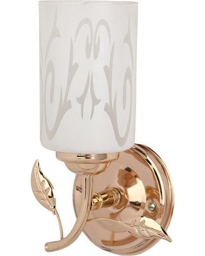 Designer Glass & Metal Sconce Wall Fixtures | 7 x 11 inches