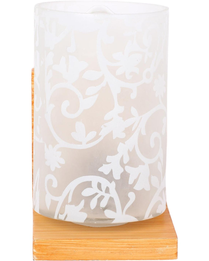 Designer Glass & Metal Sconce Wall Lamp Fixture | 8 x 10 inches