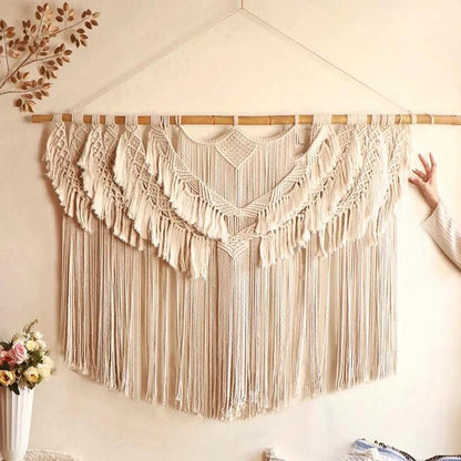 Artisanal Boho Cotton Wall Hanging