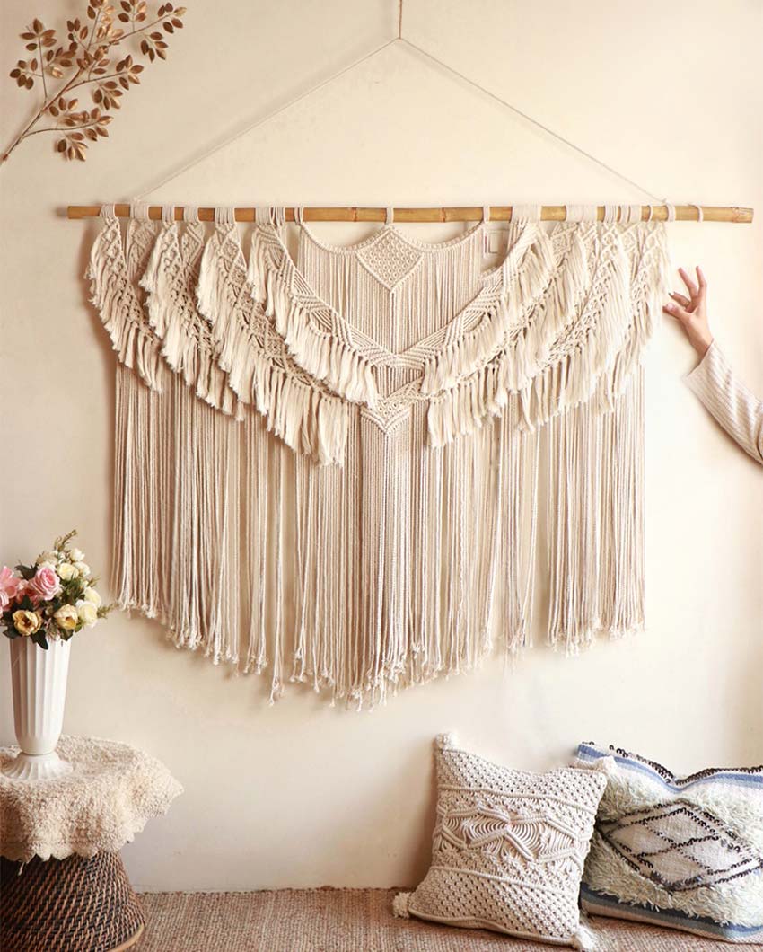 Artisanal Boho Cotton Wall Hanging