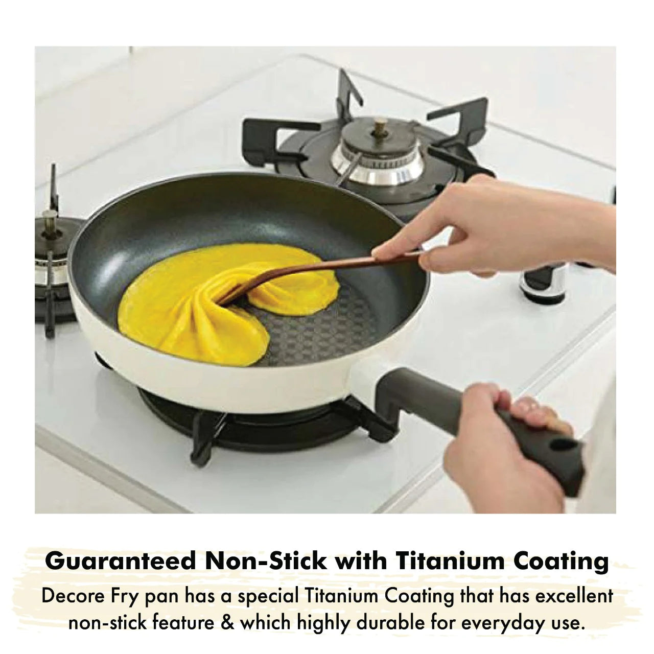 LocknLock Decor Titanium Blue Fry Pan | Safe For All Cooktops