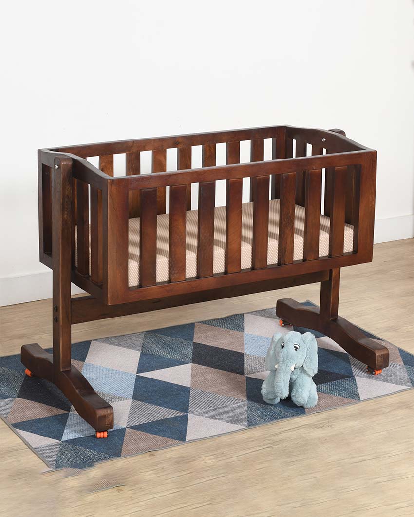 Tranquil Resting Space Elina Swing Cot With Mattress | 40 x 21 x 32 inches