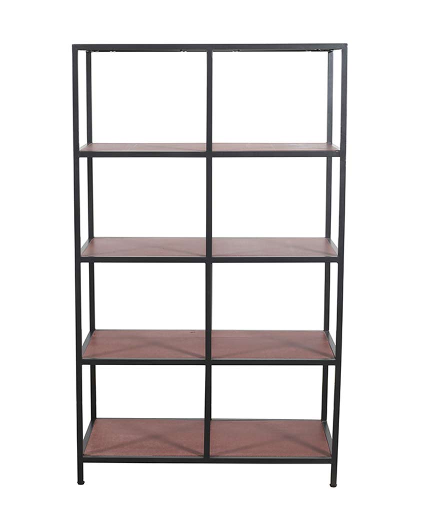 Beautiful Brown Shade Kavvayi Multipurpose Bookself Without Wheels | 36 x 16 x 48 inches