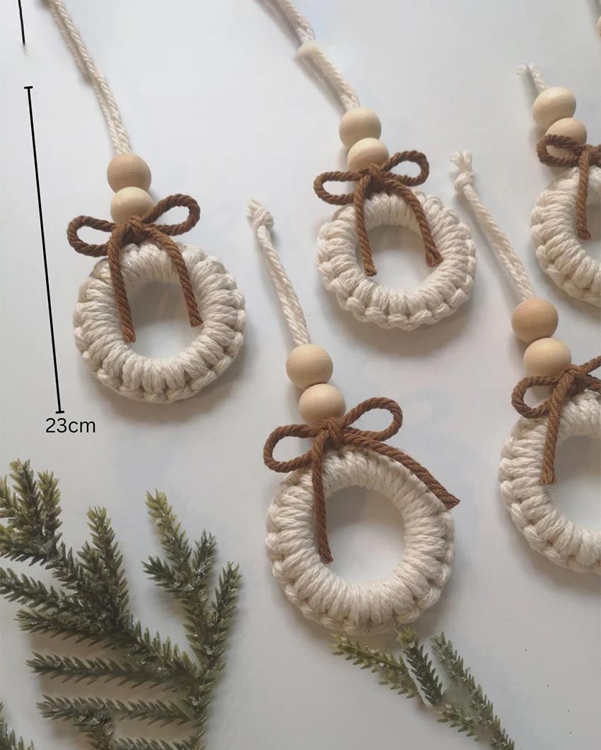 Elegant Wooden Christmas Ornaments