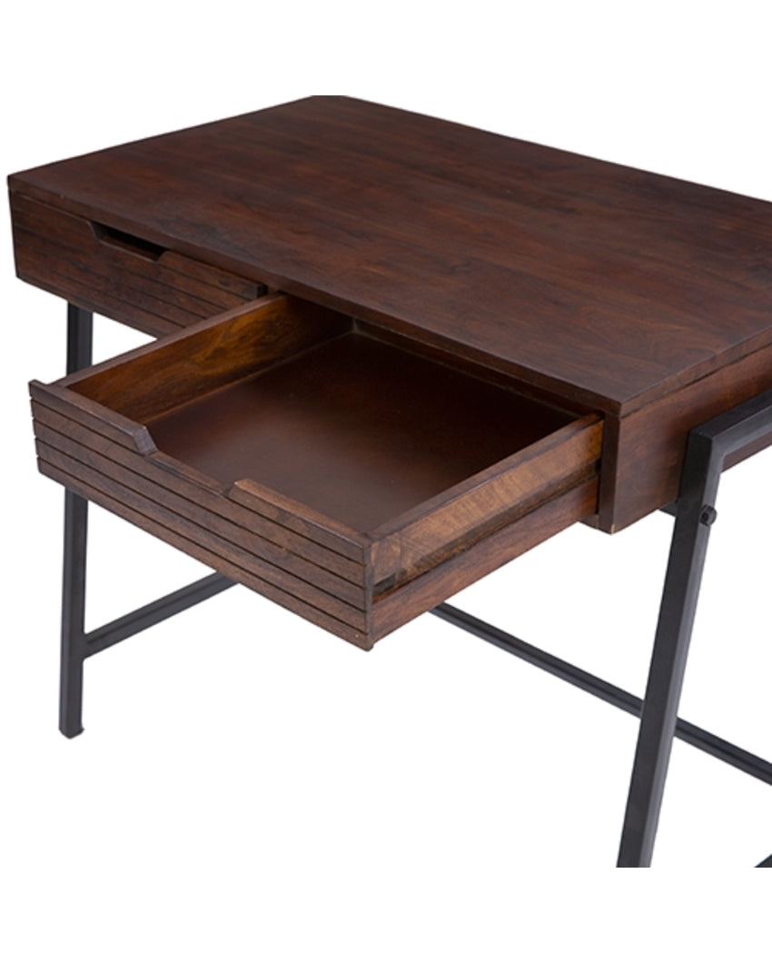 Functional and Stylish Workspace Penny Metal Study Table | 34 x 20 x 31 inches