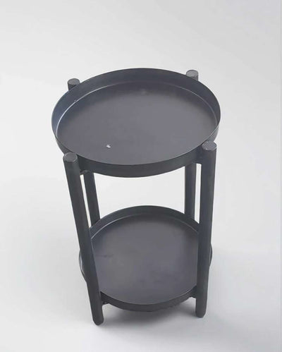 Beautiful Black Shade Multipurpose End Table | 9 x 14 inches