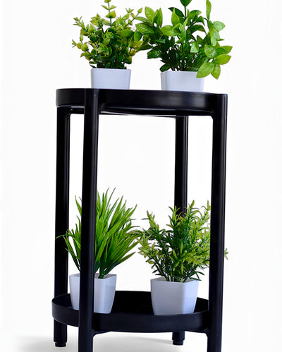 Beautiful Black Shade Multipurpose End Table | 9 x 14 inches
