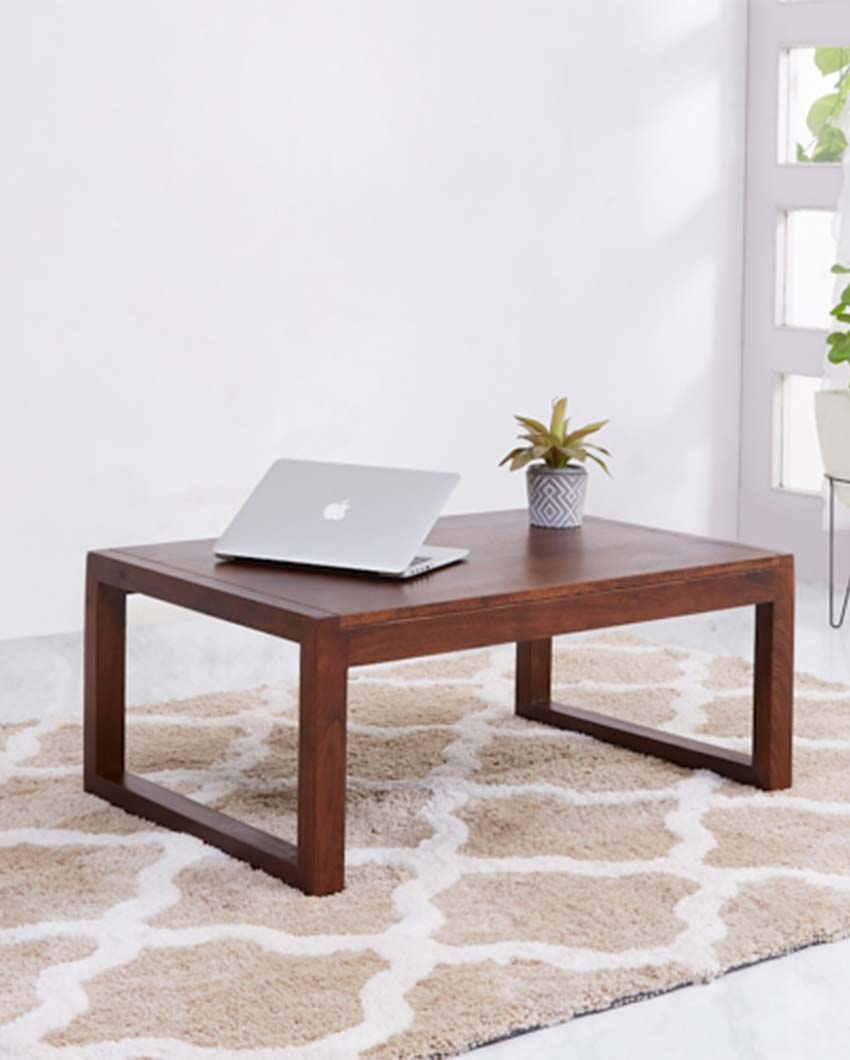 Stylish and Practical Spaces Kavvayi Wooden Coffee Table | 35 x 23 x 14 inches