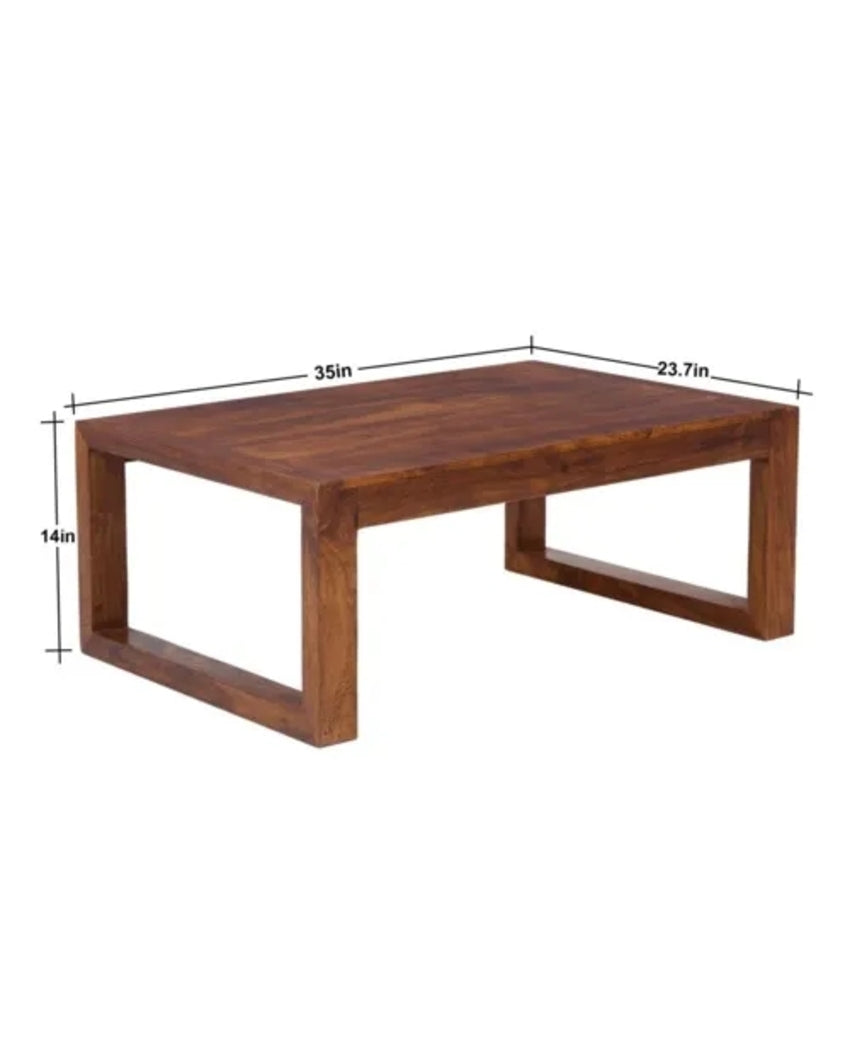 Stylish and Practical Spaces Kavvayi Wooden Coffee Table | 35 x 23 x 14 inches