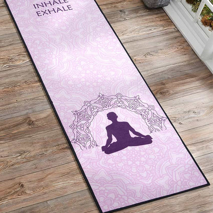 Lightweight & Durable Non-Slip Yoga Mat with Adjustable Carry Bag | 70 x 23 inches