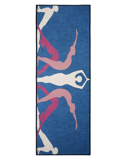 Lightweight & Durable Non-Slip Yoga Mat with Carry Bag for Pilates | 70 x 23 inches