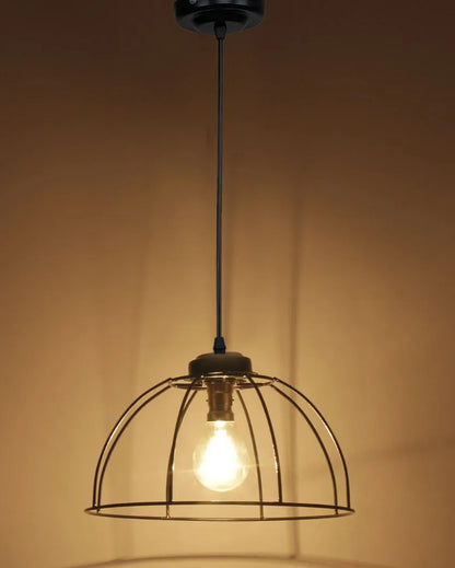 Umbrella Iron Hanging Lamp | 10 x 21 inches