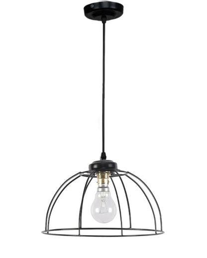 Umbrella Iron Hanging Lamp | 10 x 21 inches