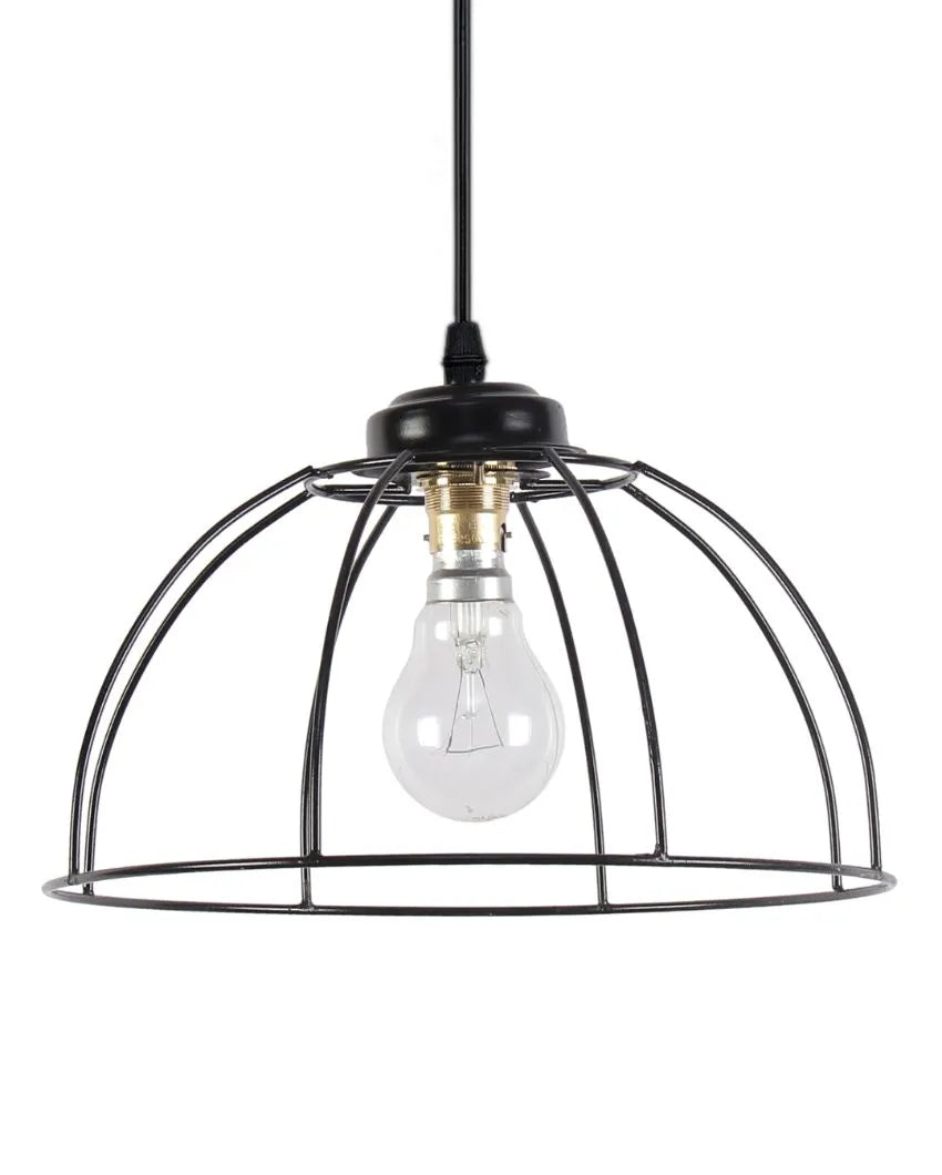 Umbrella Iron Hanging Lamp | 10 x 21 inches