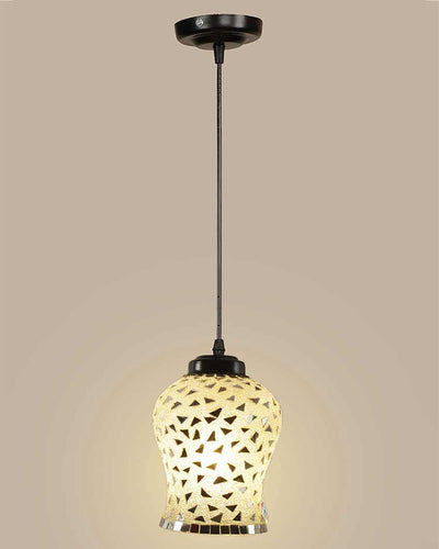 Glitter Mosaic Glass Hanging Lamp | 4.5 x 20 inches