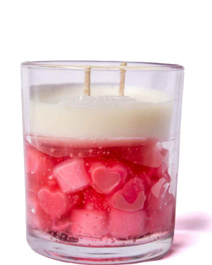 Heartwarming Glow You Melt My Heart White Scented Glass Jar Candle | 3 x 3 inches