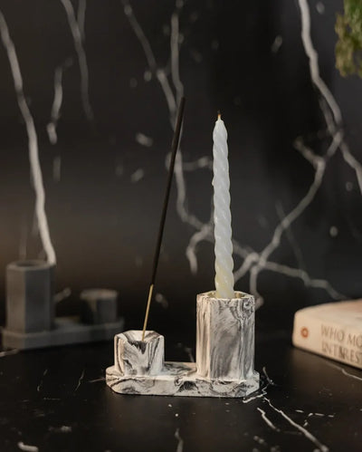 Functional Classic Design Zenstone Concrete Candle Holder | 4 x 2 x 2 inches