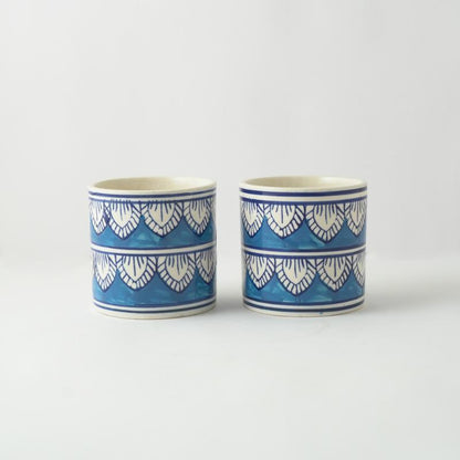 Worli Art Ceramic Planter | Set of 2