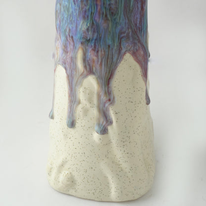 Blue Ocean Layers Ceramic Vase Default Title