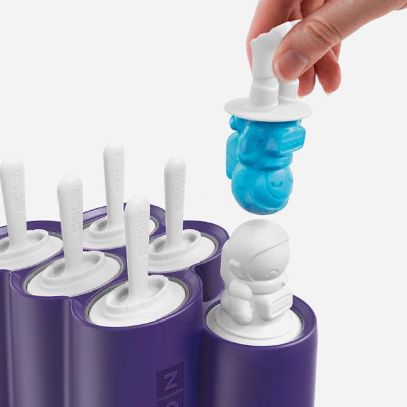 Space Blue Ice Pop Maker with 6 Popsicle Molds Default Title