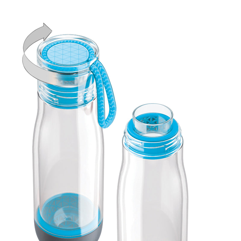 Double Wall Suspended Glass Core Water Bottle | Multiple Colors Teal