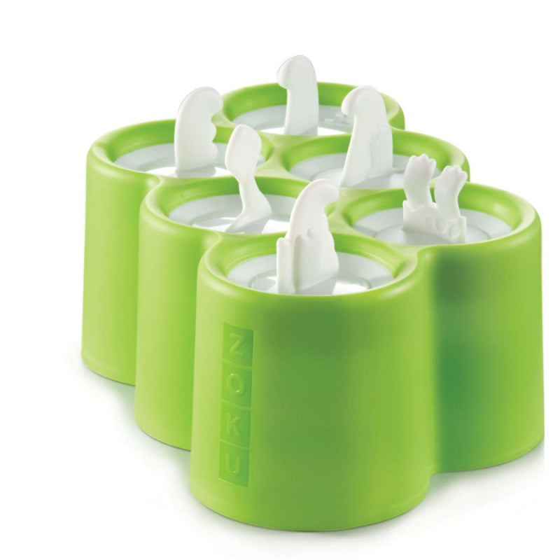 Dinosaur Green Ice Pop Maker with 6 Popsicle Mold Default Title