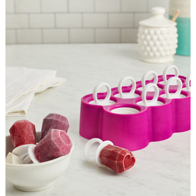 Ring Purple Gems Ice Pop Maker with 8 Popsicle Molds Default Title