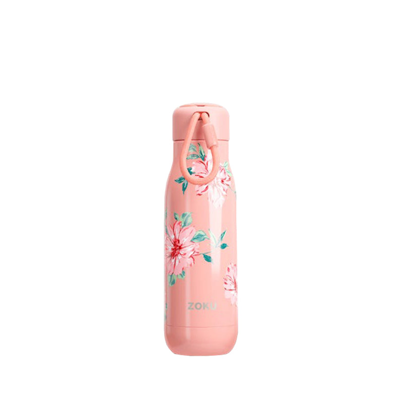 Rose Petal Pink Stainless Steel Vaccum Insulated Water Bottle | 350ml Default Title