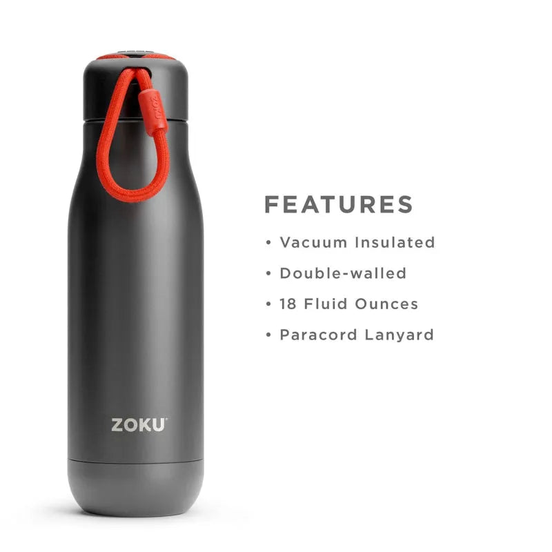 Zoku stainless steel double 2025 walled water bottle 18 oz