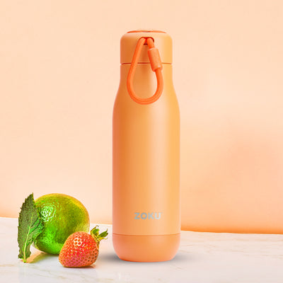 Stainless Steel Vaccum Insulated Water Bottle | 500ml | Multiple Colors Orange