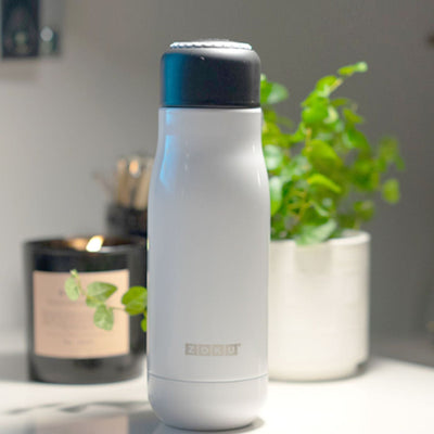 Stainless Steel Vaccum Insulated Water Bottle | 500ml | Multiple Colors White